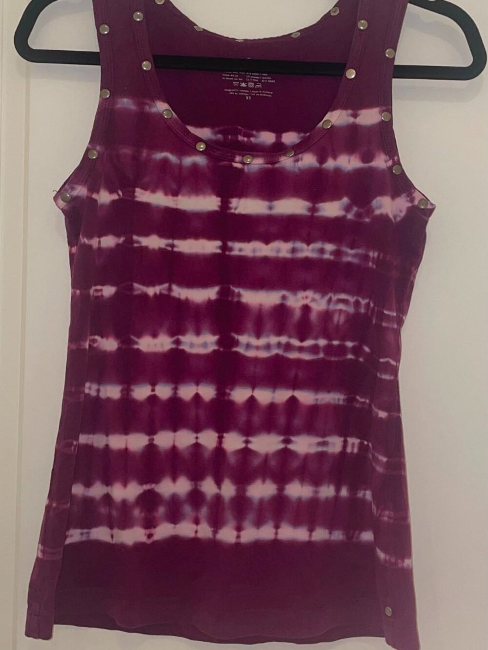 NEON BUDDHA Women’s Tie Die Sleeveless Shirt, Size XS